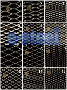 Λαμαρίνες ντεπλουαγέ αναπτυγμένες λαμαρίνες εκτεταμένες λαμαρίνες τιμές πίνακας διαστάσεων διακοσμητικές λαμαρίνες