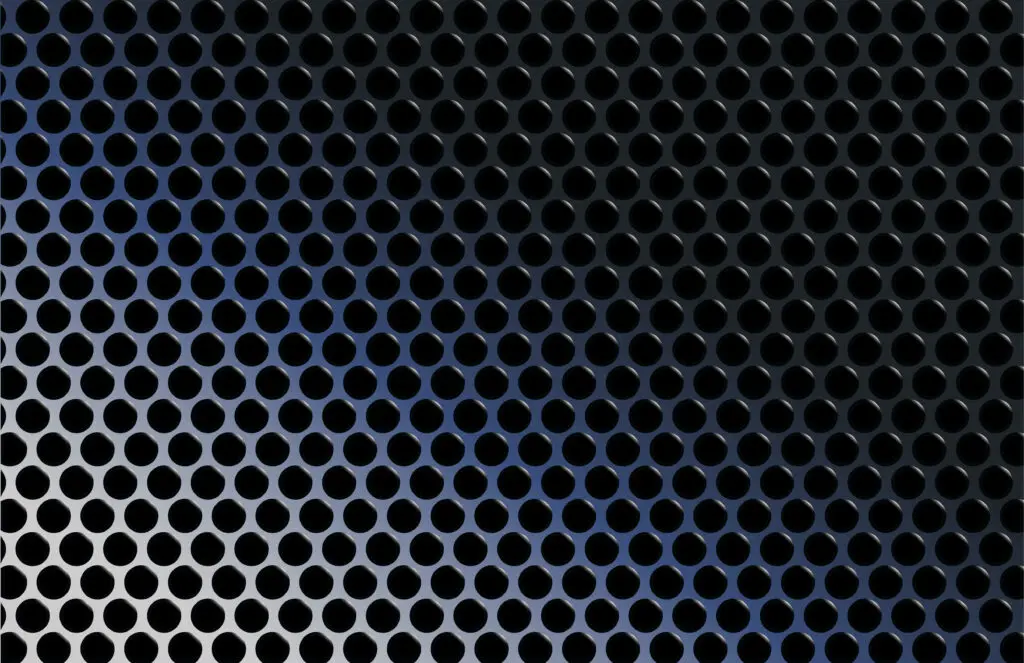 Λαμαρίνες διάτρητες 1χ2χ1χιλ inox με τρύπα Φ1