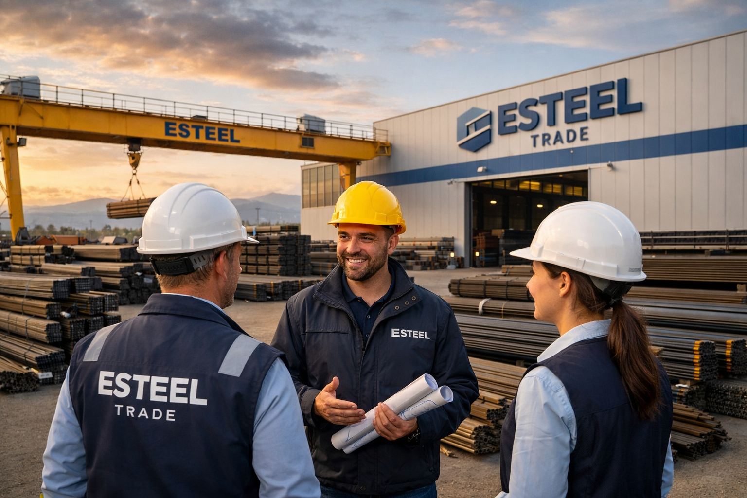 η εταιρία μας esteel trade χαλυβουργικά και αρχιτεκτονικές λύσεις