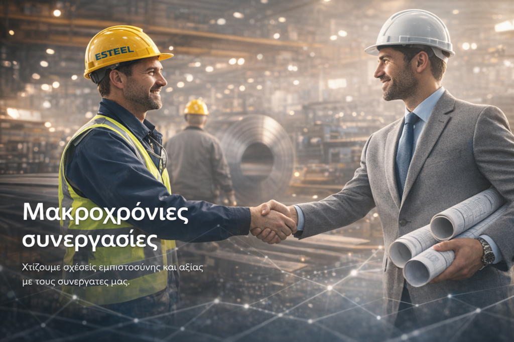 Μακροχρόνιες συνεργασίες ESTEEL με βιομηχανικούς συνεργάτες