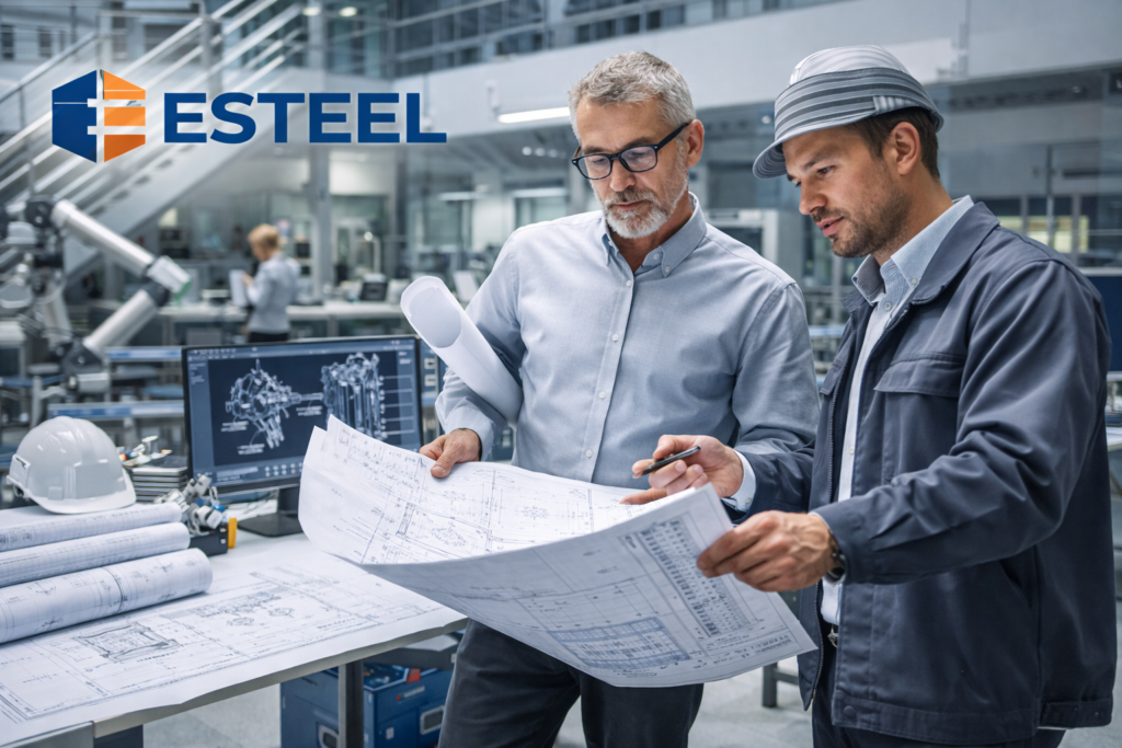 μηχανικοί και τεχνικά γραφεία έργων χάλυβα esteel