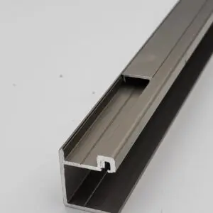 Προφίλ Π (ΠΙ) Αλουμινίου με Καπάκι για Deck Περιφράξης