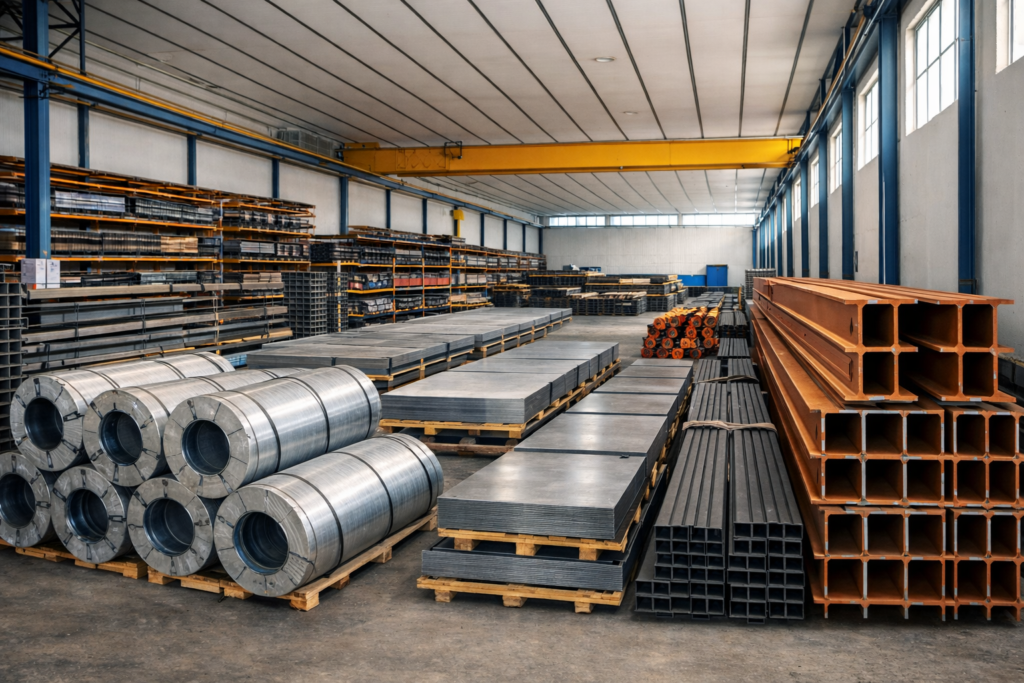 αποθήκη σιδήρου και χάλυβα