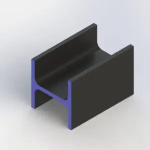 Διατομή δοκού χάλυβα HEA τύπου H – ευρωπαϊκή δοκός κατασκευών EN 10365