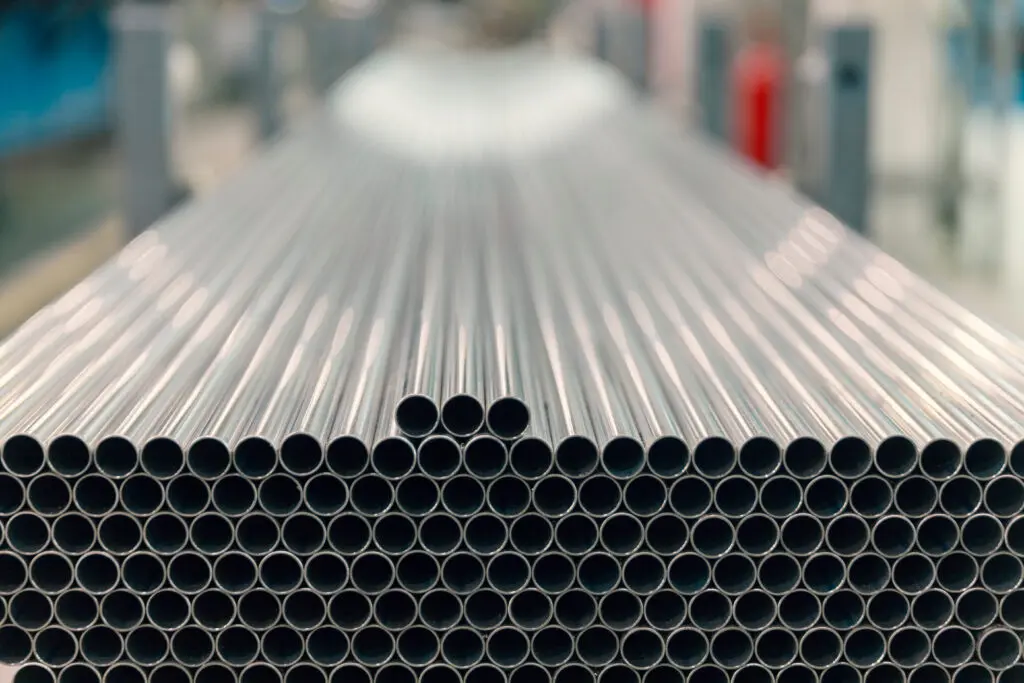 steel pipes on the pile - Εsteel Τrade Εμπόριο Σιδήρου