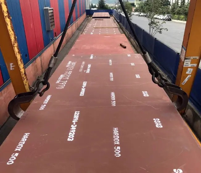 Αντιτριβικές λαμαρίνες Hardox υψηλής αντοχής στην φθορά και την κρούση esteel
