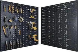 Διάτρητο panel εργαλειοθήκης με γάντζους εργαλείων