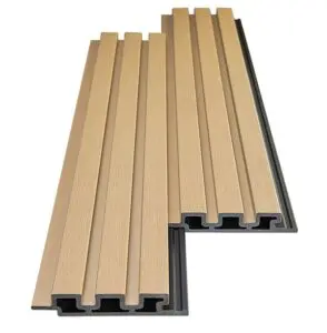 WPC πάνελ με 3D πηχάκια ESTEEL Linea 3D σε χρώμα Light Oak 5550