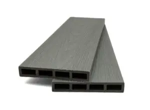 WPC Deck περίφραξης Premium Co-Extrusion Mag Grey με ανάγλυφη όψη ξύλου