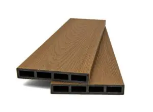 WPC Deck περίφραξης Premium Co-Extrusion Wood με ανάγλυφη όψη ξύλου